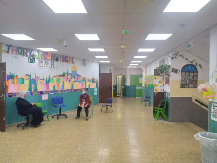 עיצוב מרחבי למידה בבית ספר אל-תורי בירושלים